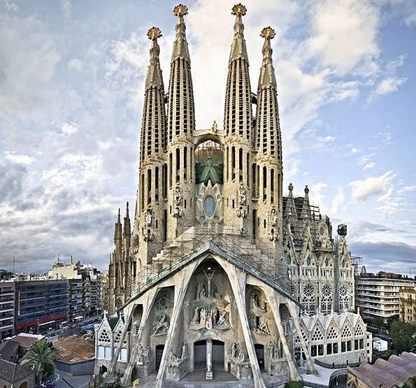 Fachada de la Sagrada Familia