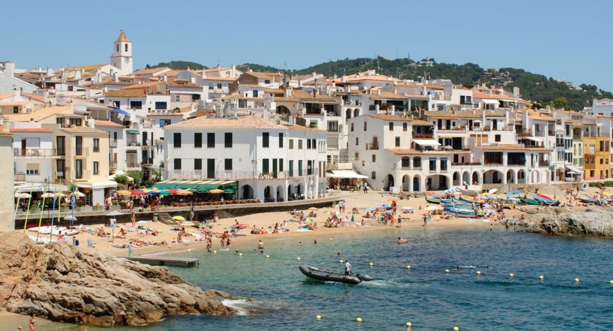 Calella de Palafrugell en verano